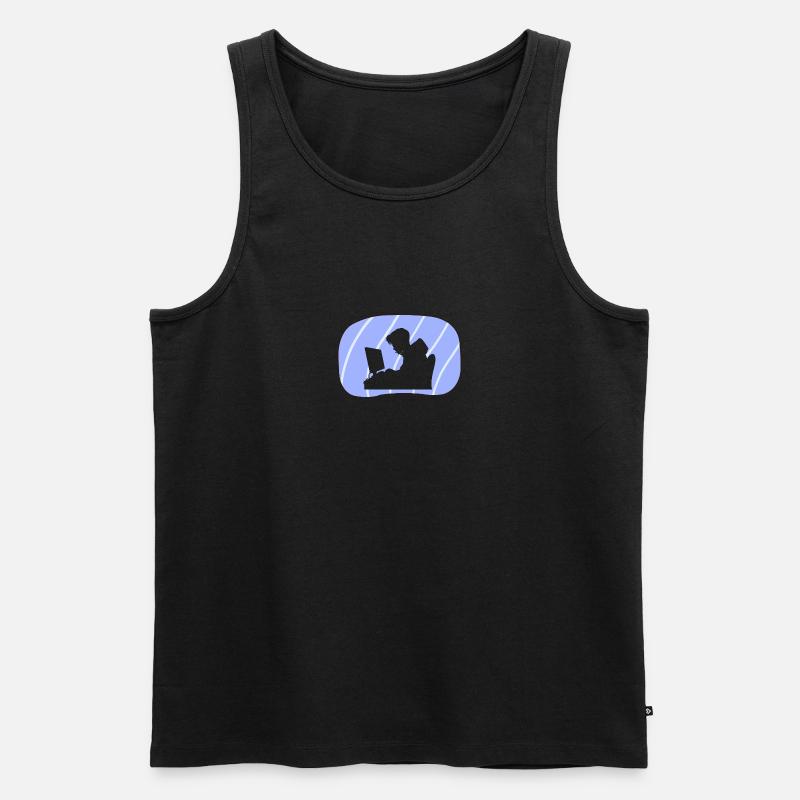 hackers hack computer scientists - Men's Premium Organic Tank Top - undefined