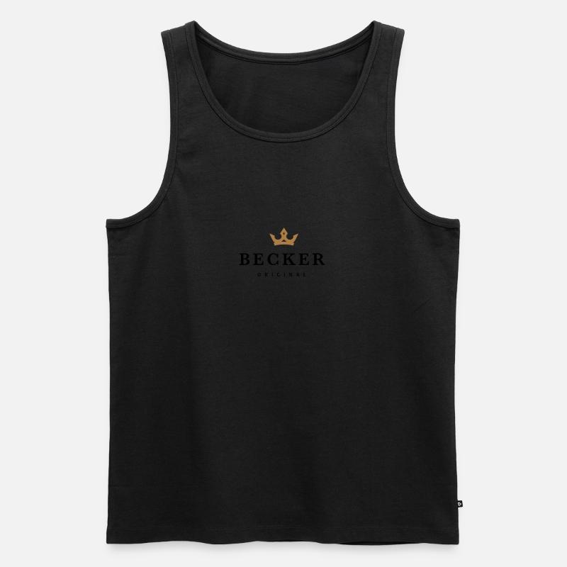 Becker - Männer Premium Bio Tank Top - undefined