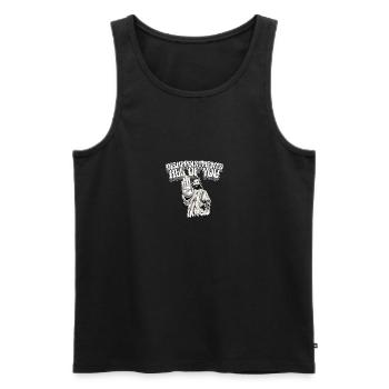 Disappointments All Of You Funny Jesus Facepalm - Männer Premium Bio Tank Top - Schwarz - Vorne - AI Model Male 178 light (178cm)