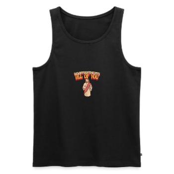 Funny Jesus Facepalm Meme Disappointments All Of - Männer Premium Bio Tank Top - Schwarz - Vorne - AI Model Male 178 light (178cm)