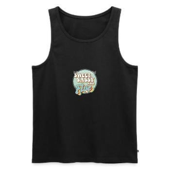 Sweet Sassy 5 5th Birthday Party Celebrant Bday - Männer Premium Bio Tank Top - Schwarz - Vorne - AI Model Male 178 light (178cm)