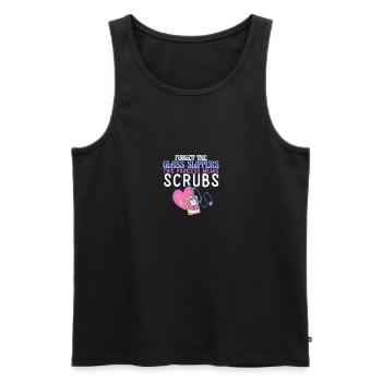 Forget The Glass Slippers This Princess Wears - Men's Premium Organic Tank Top - black - Front - AI Model Male 178 light (178cm)