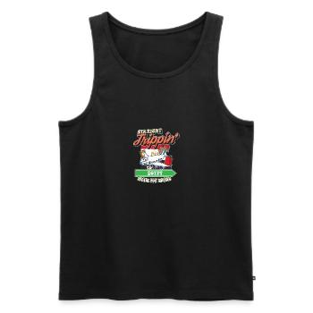Straight Trippin' To Egypt With My Tribe Family - Men's Premium Organic Tank Top - black - Front - Michal (187cm)