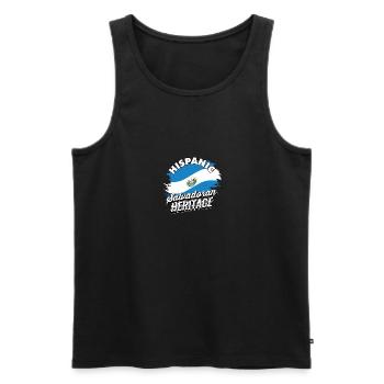 Hispanique Salvadoran Heritage Pride El Salvador - Débardeur bio Premium Homme - noir - Devant - Michal (187cm)