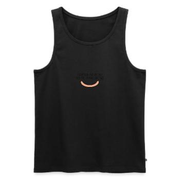 Alles hat ein Ende! - Männer Premium Bio Tank Top - Schwarz - Vorne - Michal (187cm)