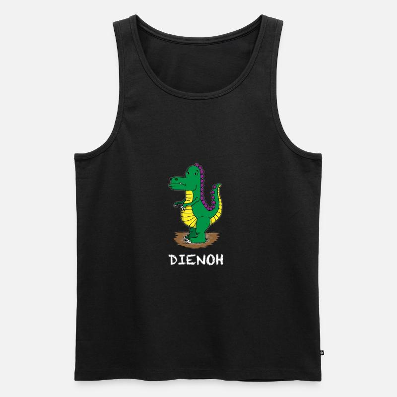 Dienoh - Männer Premium Bio Tank Top - Schwarz