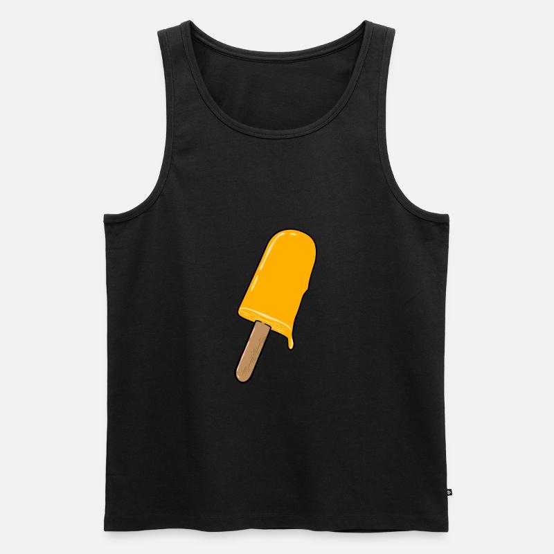 Eis - Männer Premium Bio Tank Top - Schwarz
