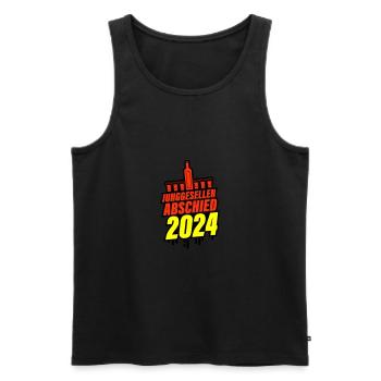 Junggesellen Abschied 2024 - Männer Premium Bio Tank Top - Schwarz - Vorne - Michal (187cm)