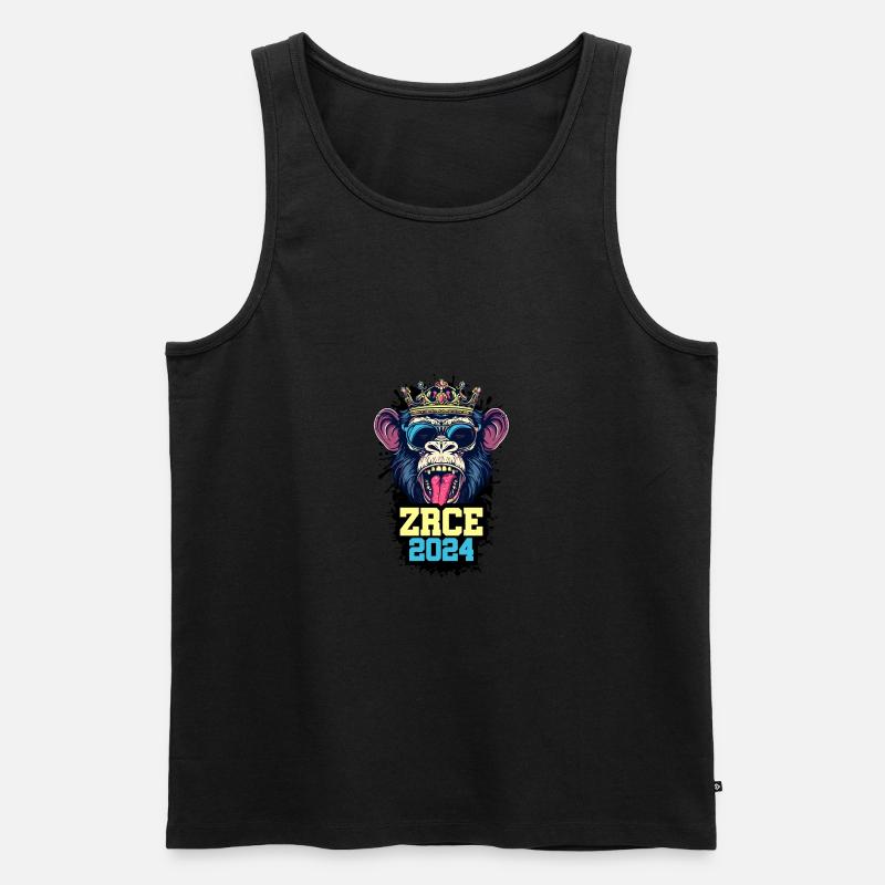 Zrce 2024 Affe - Männer Premium Bio Tank Top - undefined