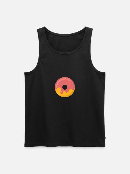 Donut, Essen - Männer Premium Bio Tank Top -