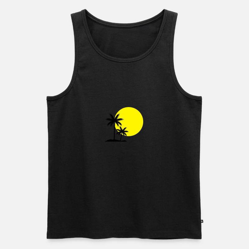palms - Männer Premium Bio Tank Top - undefined
