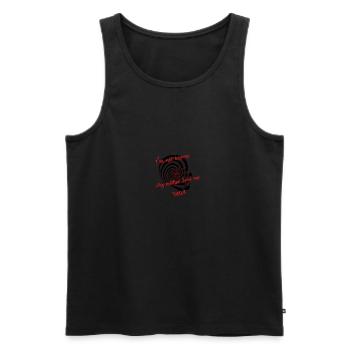 I’m not insane. My mother had me tested. - Männer Premium Bio Tank Top - Schwarz - Vorne - AI Model Male 178 light (178cm)