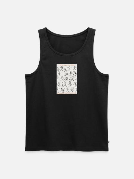 DER WEGBEGLEITER - Männer Premium Bio Tank Top - Schwarz