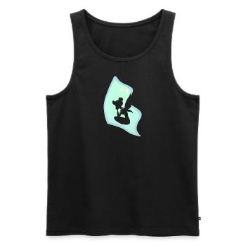 Magie des fées - Débardeur bio Premium Homme - noir - Devant - Michal (187cm)