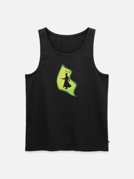 Magier Magie Mystisch - Männer Premium Bio Tank Top - Schwarz