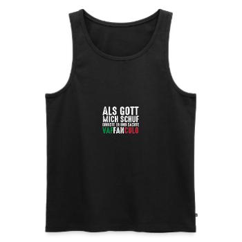 Italien Italiener Vaffanculo - Männer Premium Bio Tank Top - Schwarz - Vorne - Michal (187cm)