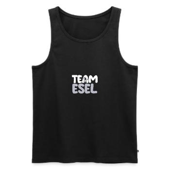 Esel - Männer Premium Bio Tank Top - Schwarz - Vorne - Michal (187cm)