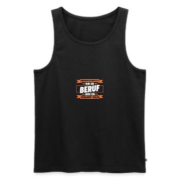 Pfleger Pflegekraft Kinderkrankenpfleger - Männer Premium Bio Tank Top - Schwarz - Vorne - Michal (187cm)