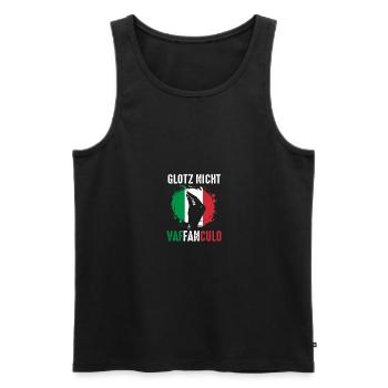 Italien Italiener Vaffanculo - Männer Premium Bio Tank Top - Schwarz - Vorne - Michal (187cm)