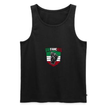 Italy Italian Vaffanculo - Men's Premium Organic Tank Top - black - Front - Michal (187cm)