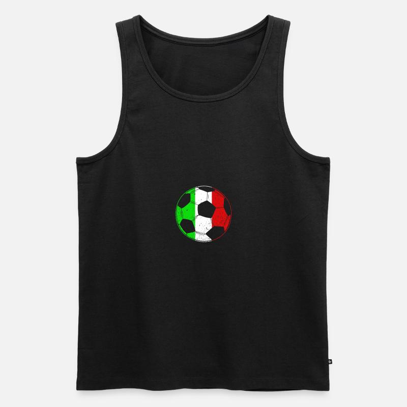 Włochy Włoskie Vaffanculo - Ekologiczny tank top męski Premium - czarny