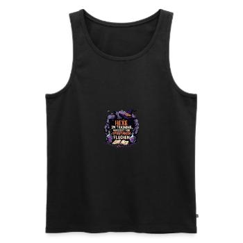 Witch Witch Broom Witch Costume Halloween - Men's Premium Organic Tank Top - black - Front - Michal (187cm)