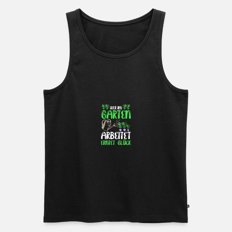 Gärtner Hobbygärtner Garten - Männer Premium Bio Tank Top - Schwarz