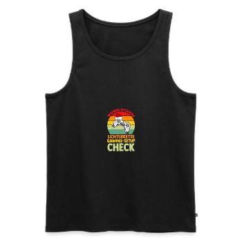 Weihnachtsmann Gaming Weihnachtsfest Weihnachten - Männer Premium Bio Tank Top - Schwarz - Vorne - AI Model Male 178 light (178cm)