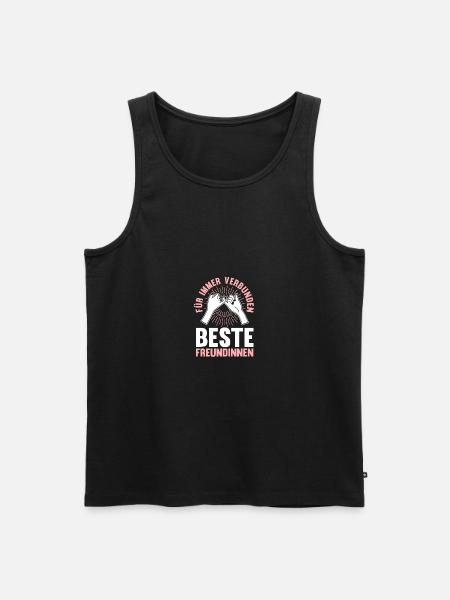 Best friend - Men's Premium Organic Tank Top - black
