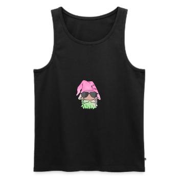 Weihnachten Weihnachtswichtel Weihnachtsgnom - Männer Premium Bio Tank Top - Schwarz - Vorne - Michal (187cm)