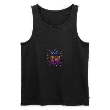 Karnevalskostüm Fasching Karneval - Männer Premium Bio Tank Top - Schwarz - Vorne - AI Model Male 178 light (178cm)
