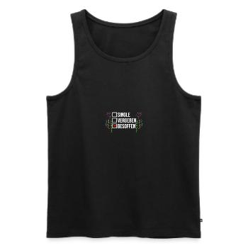 Carnival Costume Beer Carnival Carnival - Men's Premium Organic Tank Top - black - Front - Michal (187cm)