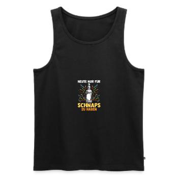 Karnevalskostüm Bier Fasching Karneval - Männer Premium Bio Tank Top - Schwarz - Vorne - AI Model Male 178 light (178cm)