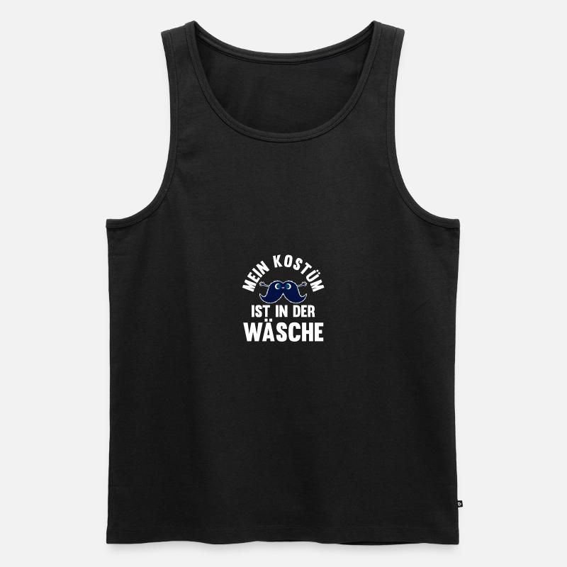 Karnevalskostüm Fasching Karneval - Männer Premium Bio Tank Top - Schwarz