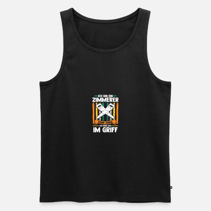 Carpenter Carpenter - Men's Premium Organic Tank Top - black