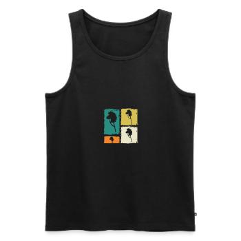 Hobby Horse Hobby Horsing - Men's Premium Organic Tank Top - black - Front - AI Model Male 178 light (178cm)
