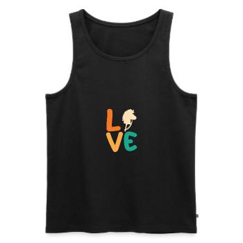 Hobby Horse Hobby Horsing - Men's Premium Organic Tank Top - black - Front - AI Model Male 178 light (178cm)