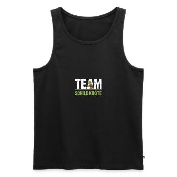 Schildkröte Schildkröten - Männer Premium Bio Tank Top - Schwarz - Vorne - AI Model Male 178 light (178cm)