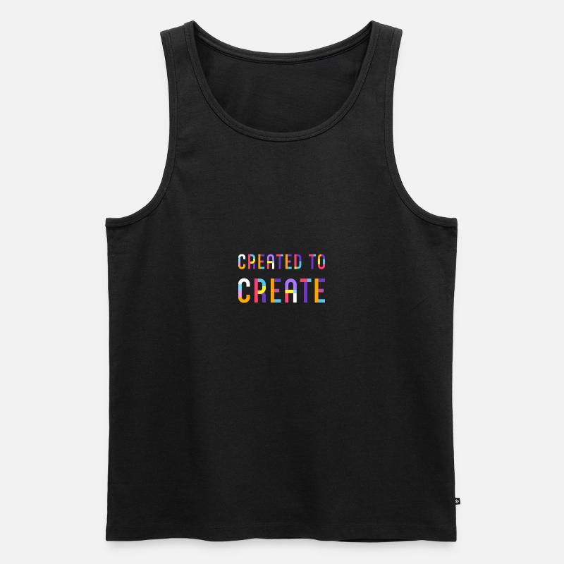 Maler Handwerker Beruf Spruch Geschenk - Männer Premium Bio Tank Top - Schwarz