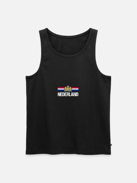 Pays-Bas Pays-Bas - Débardeur bio Premium Homme - noir
