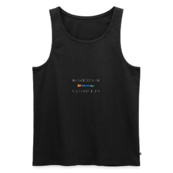 Oboe Orchester Musiker Instrument Geschenk - Männer Premium Bio Tank Top - Schwarz - Vorne - Michal (187cm)