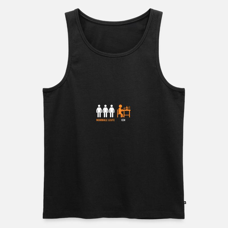 Bastler Basteln - Männer Premium Bio Tank Top - Schwarz