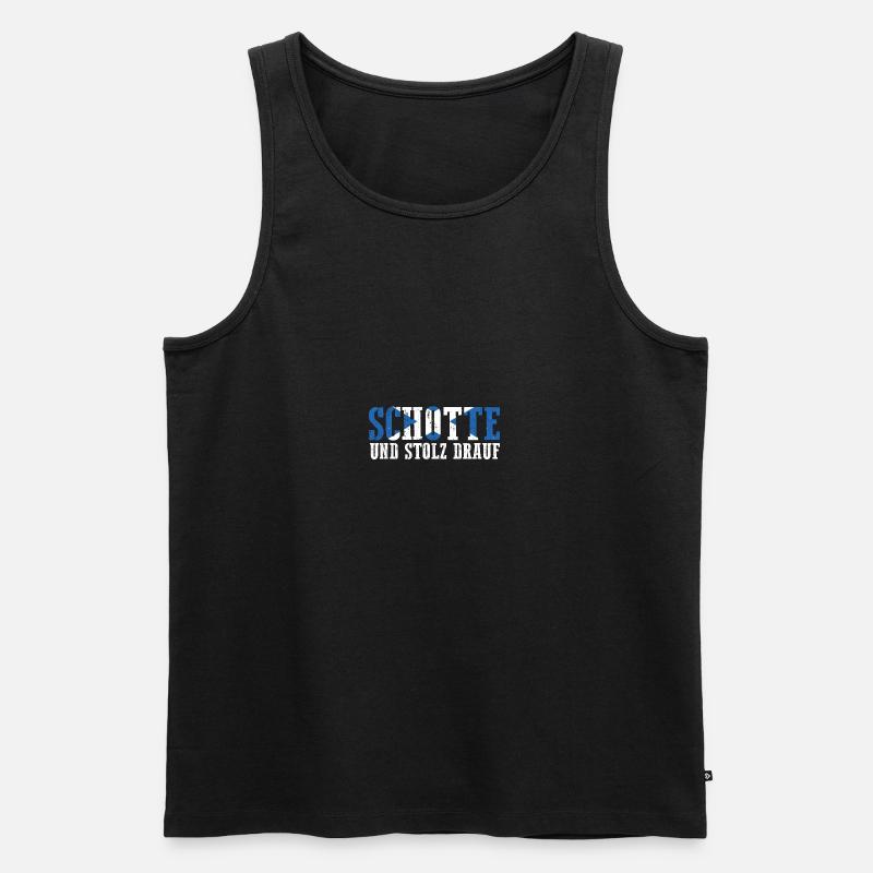 Schotten Schottisch Schottland - Männer Premium Bio Tank Top - Schwarz