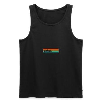 Submersible, submarine, submersible, submarine, submarine - Men's Premium Organic Tank Top - black - Front - AI Model Male 178 light (178cm)