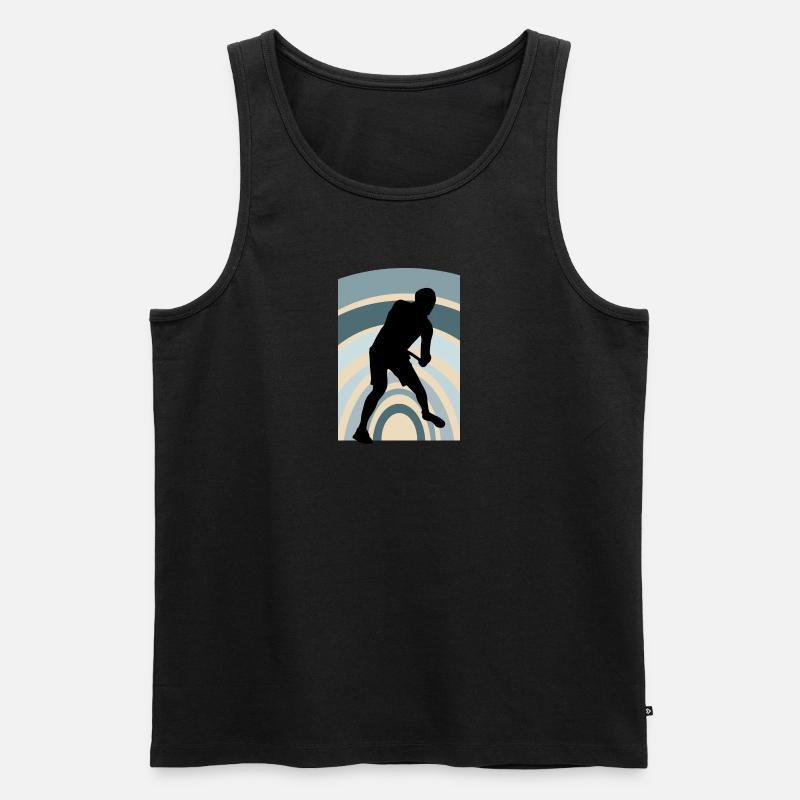 Frisbee Discgolfspieler Discgolf - Männer Premium Bio Tank Top - undefined