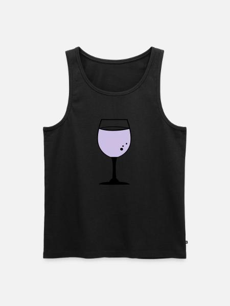 Rose wine - Men's Premium Organic Tank Top - black