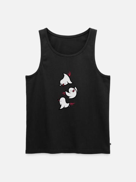 Vögel - Männer Premium Bio Tank Top - Schwarz