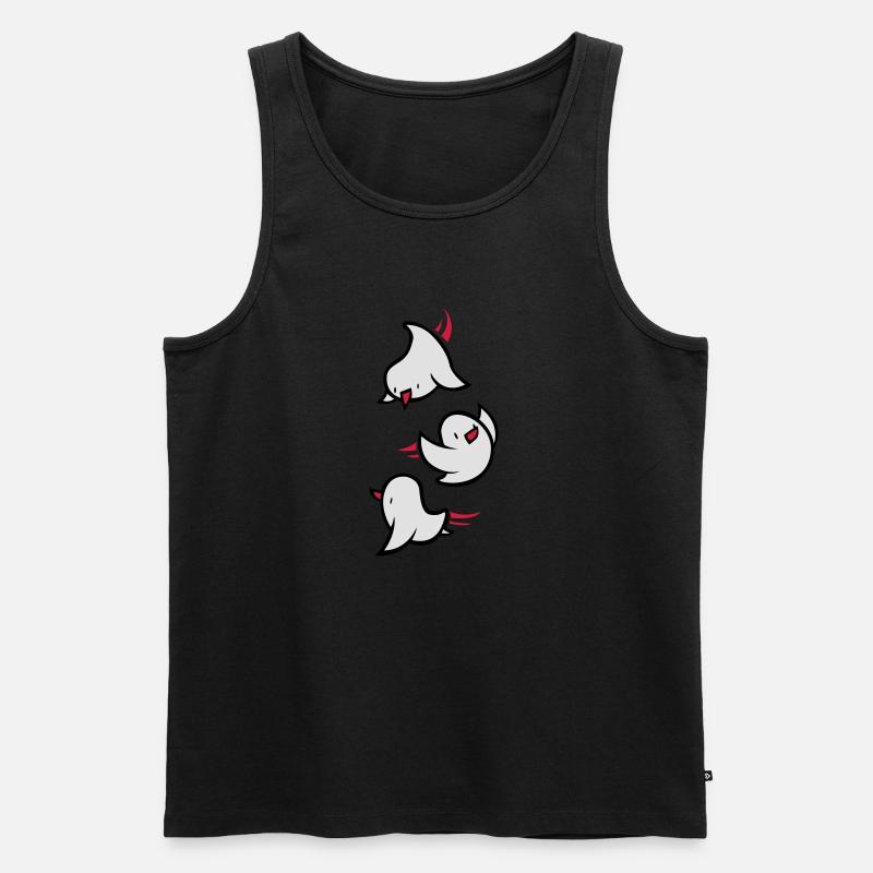 Vögel - Männer Premium Bio Tank Top - Schwarz