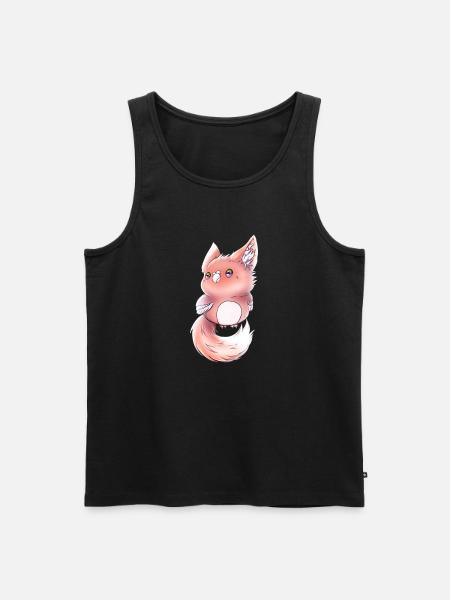 Lupifowl peach edition - Männer Premium Bio Tank Top - Schwarz