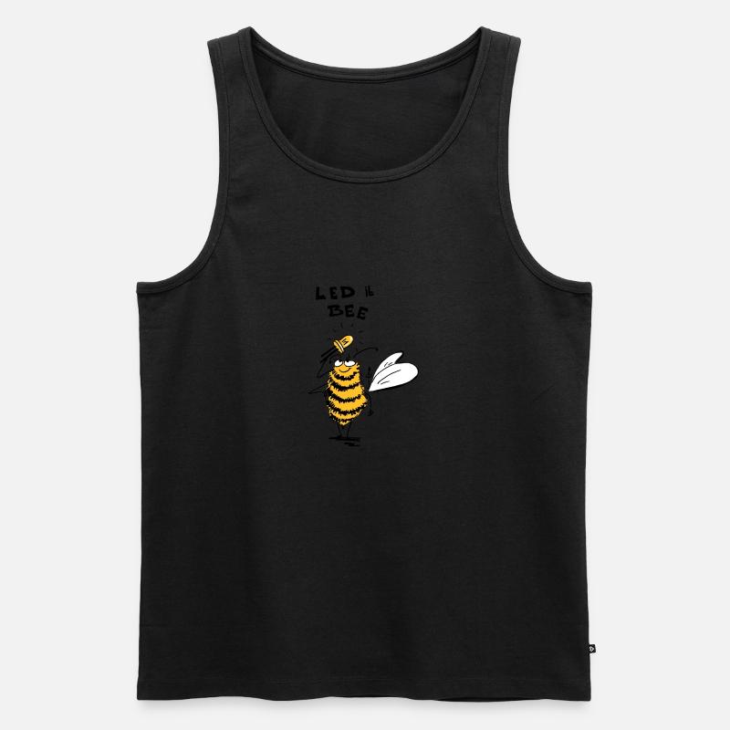 führte es Biene - Männer Premium Bio Tank Top - undefined